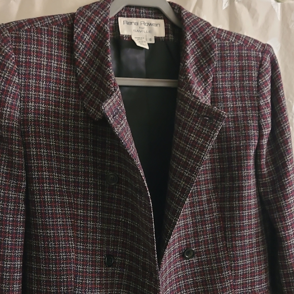 Plaid Double-Breasted Jacket - Picture 5 of 5